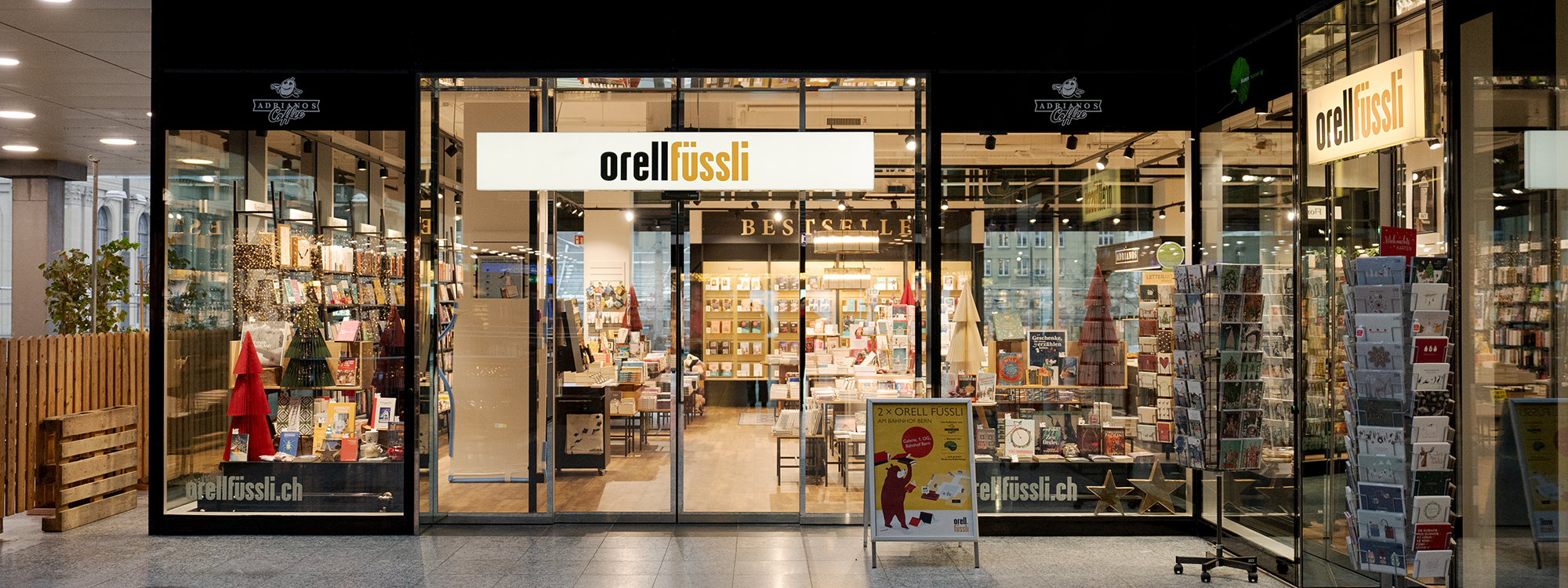 NOW OPEN: Adrianos Coffee @ Orell Füssli Bahnhof Bern