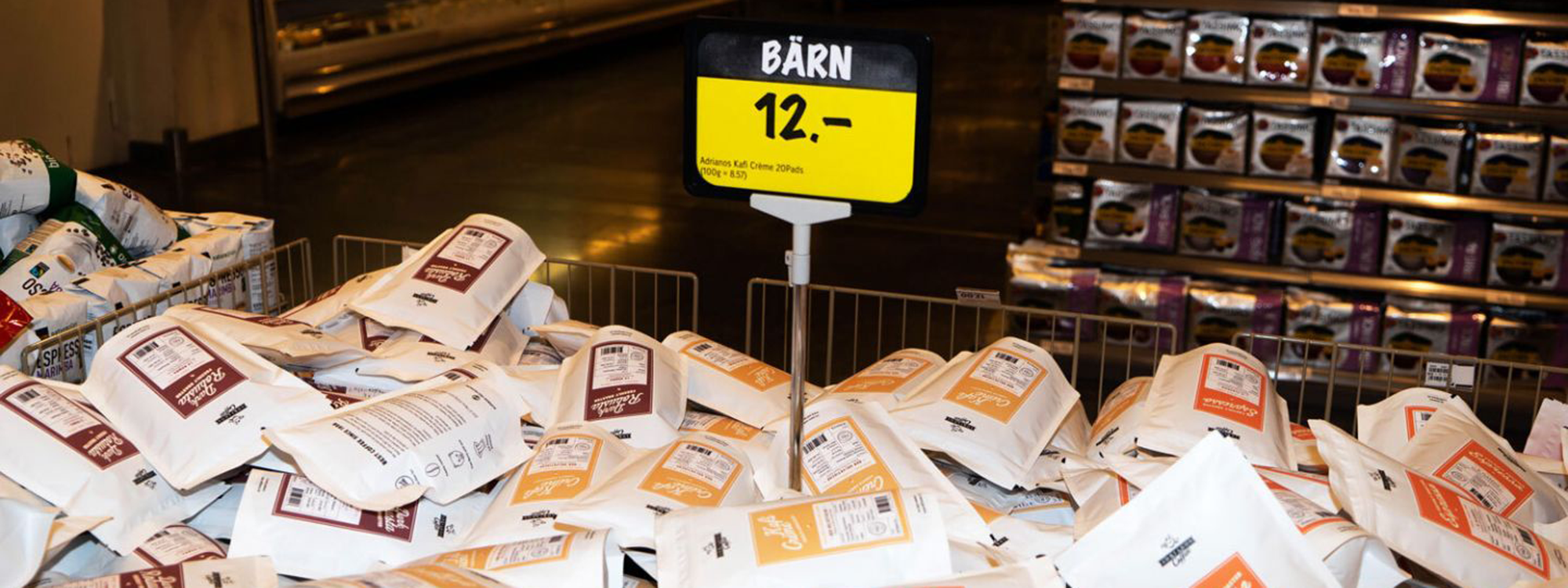 Coop, here we are! Kafi Crème Pads für alle