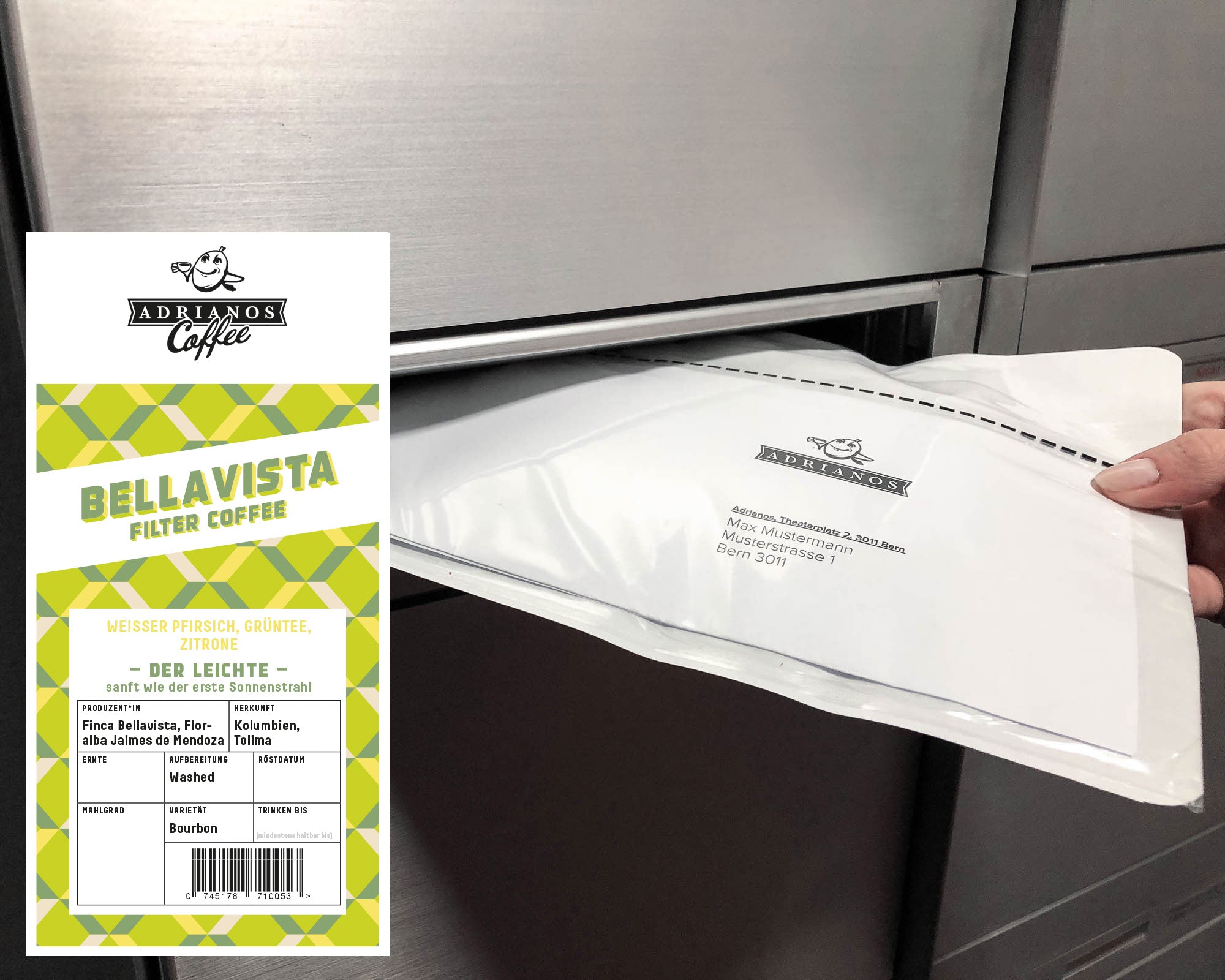 Bellavista Filterkaffee Bohnen