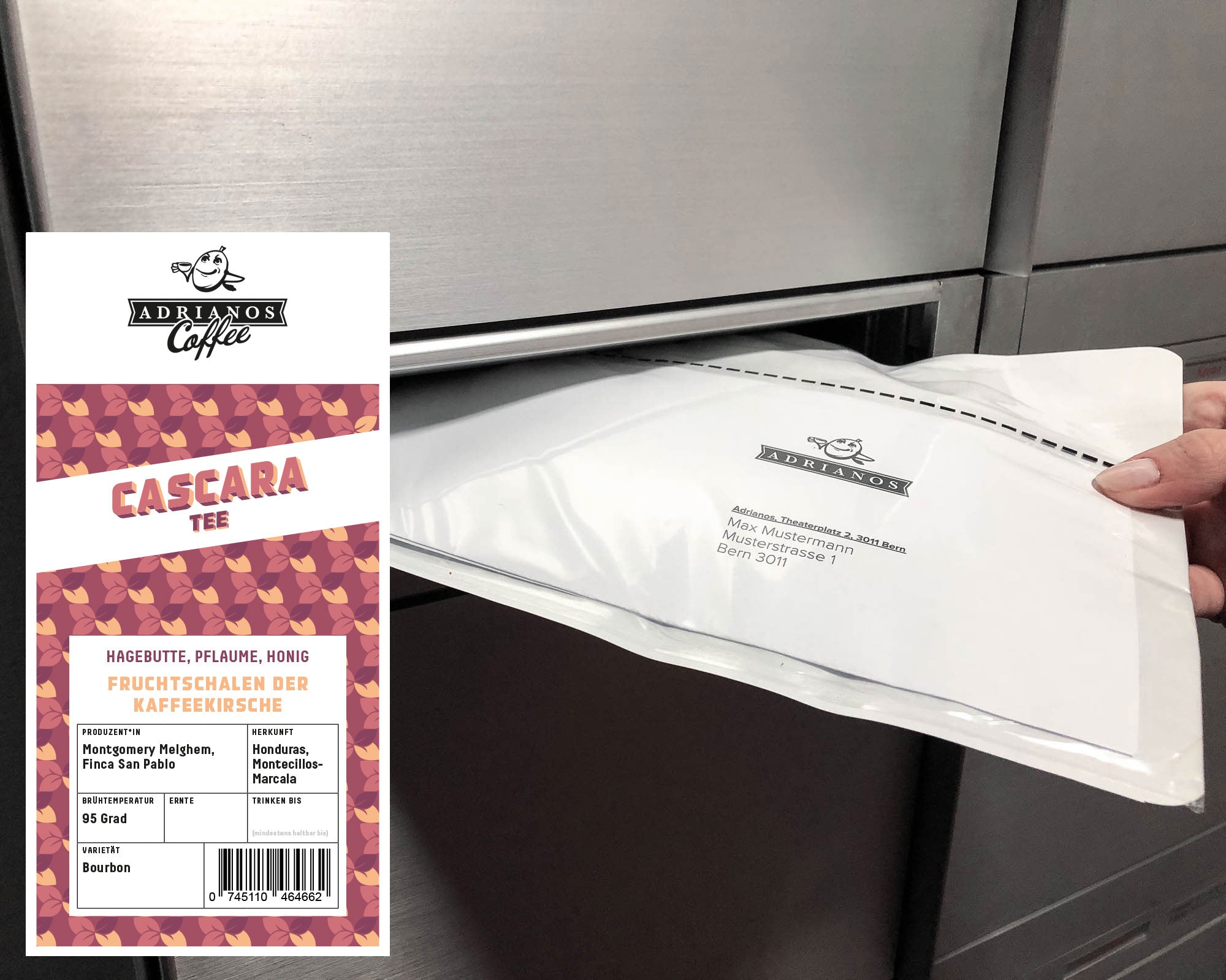 Cascara thé aux cerises de café