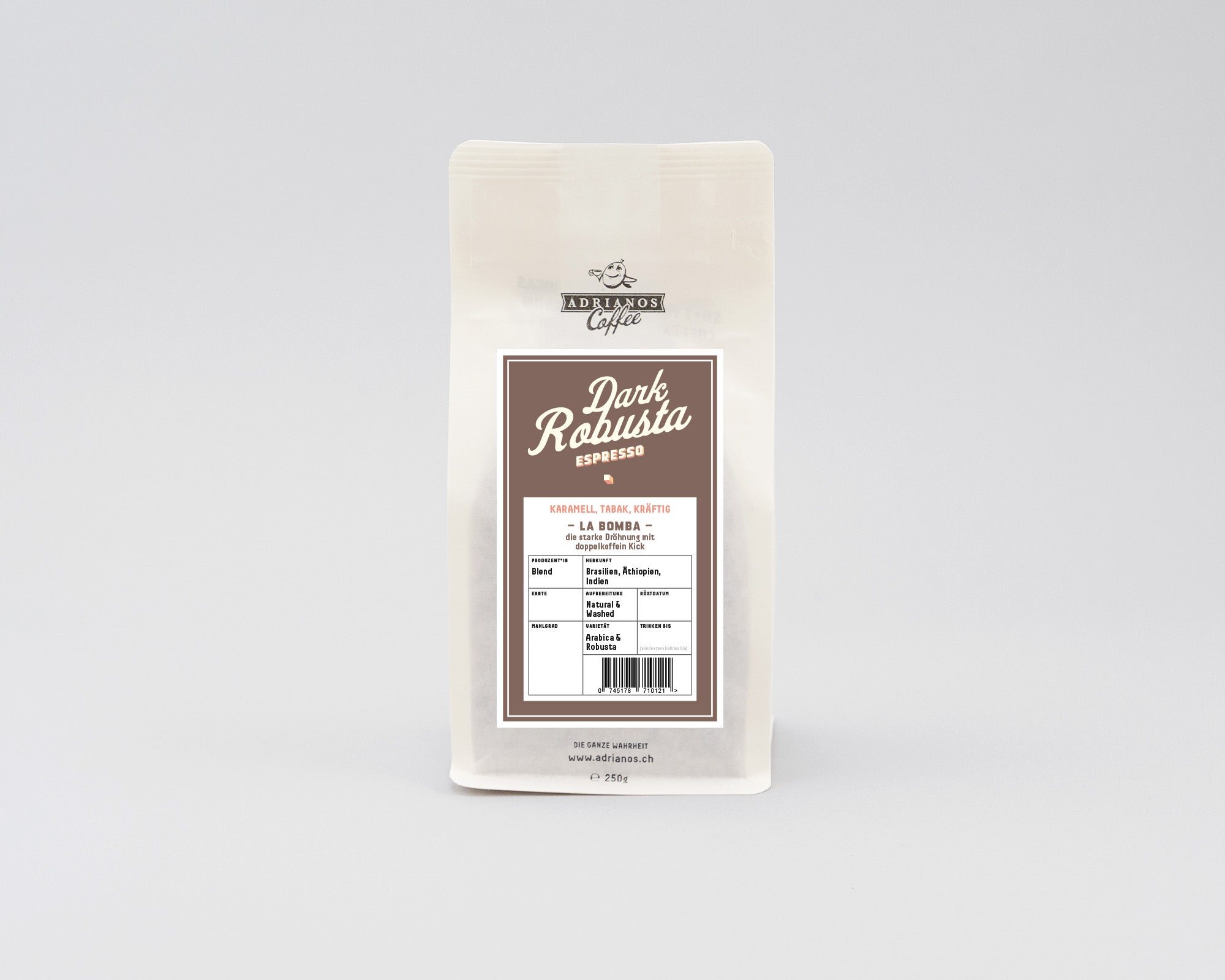 Dark Robusta grains de café