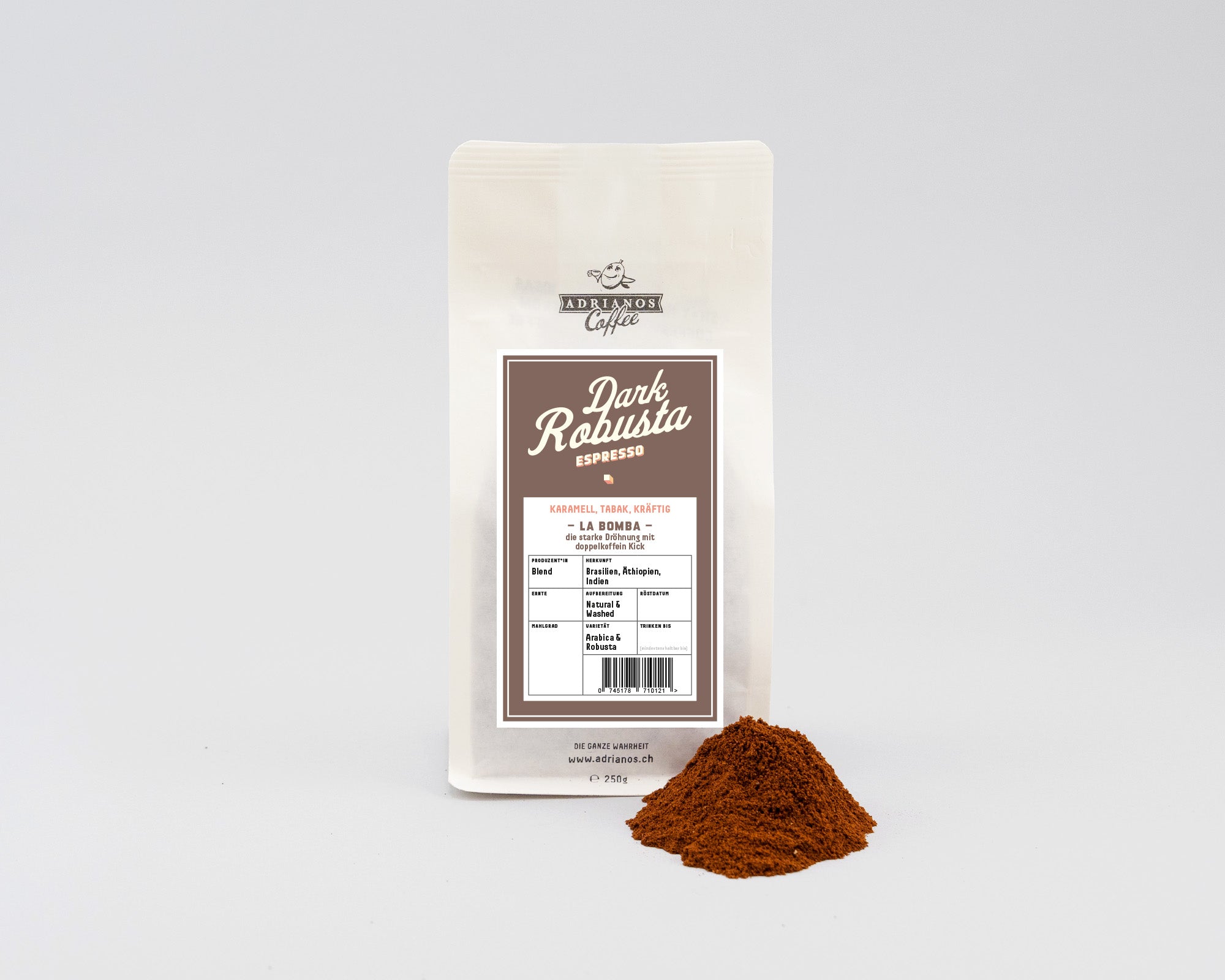 Dark Robusta grains de café