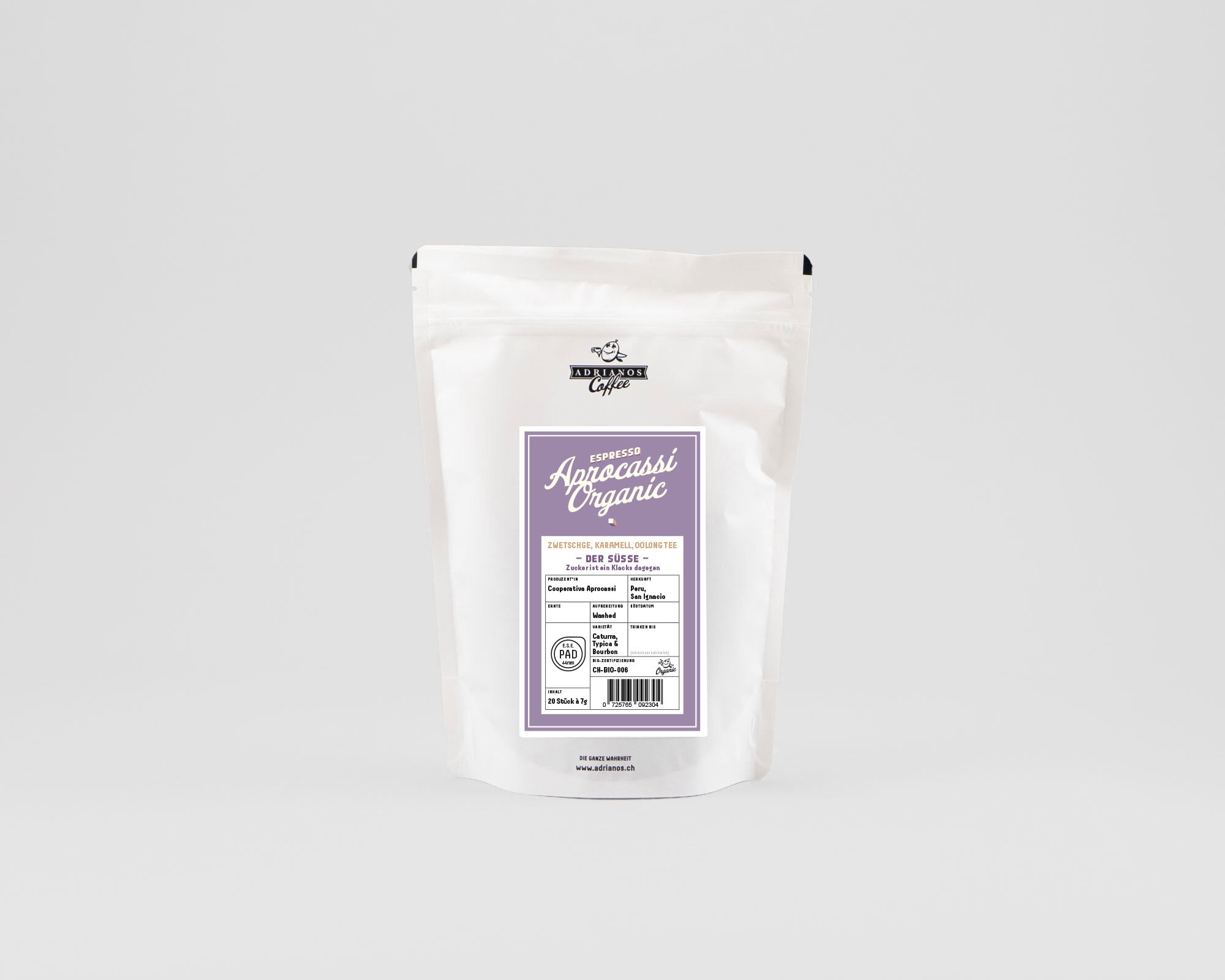 Aprocassi Organic Kaffee Pads
