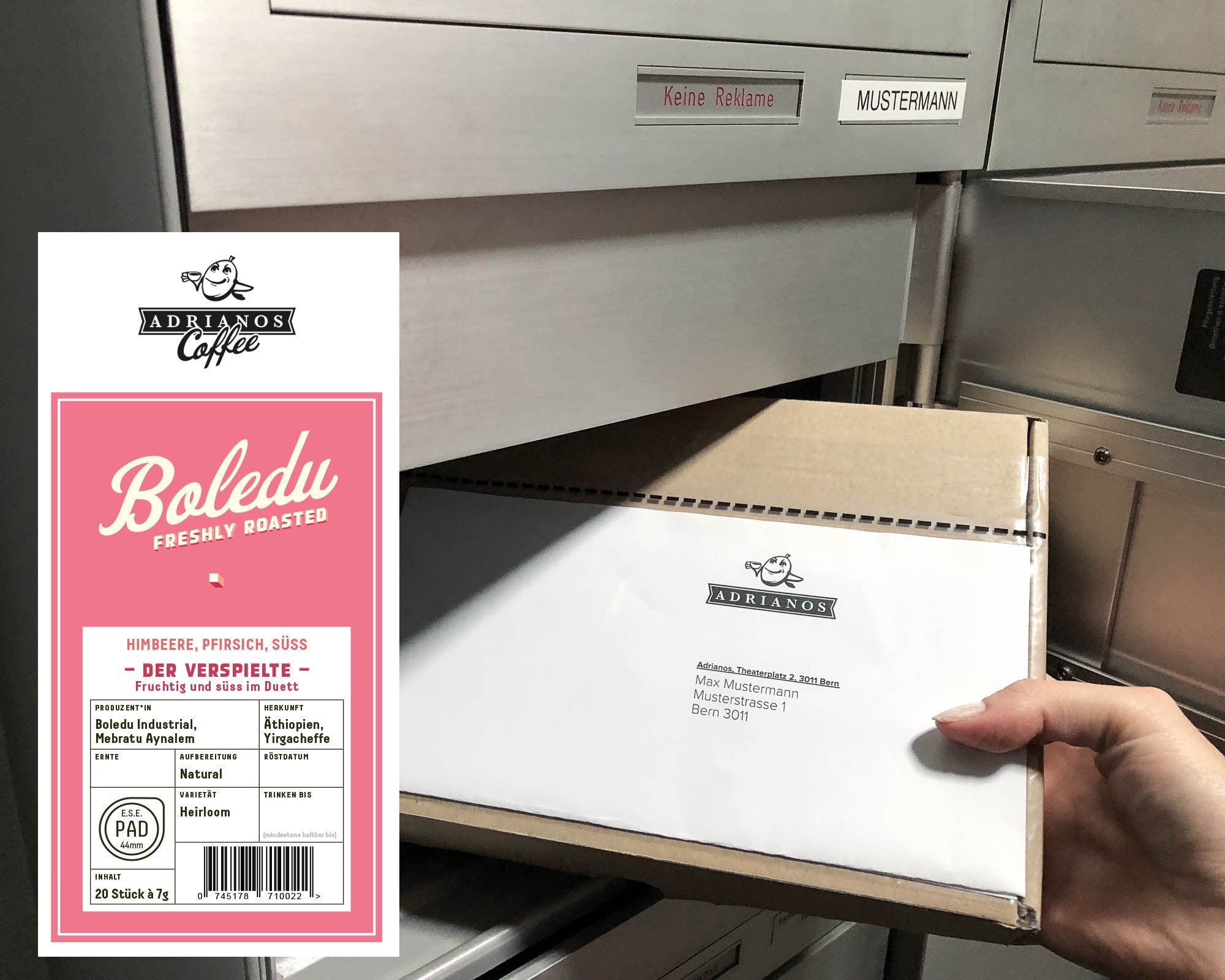 Boledu pads de café