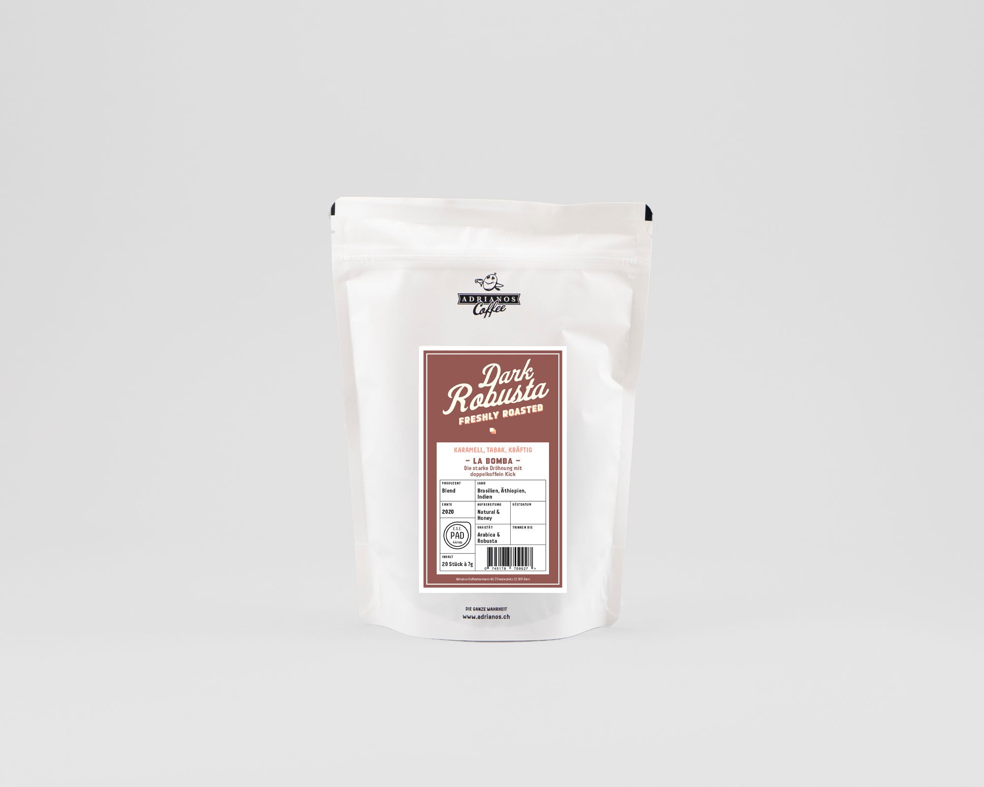 Dark Robusta Kaffee Pads