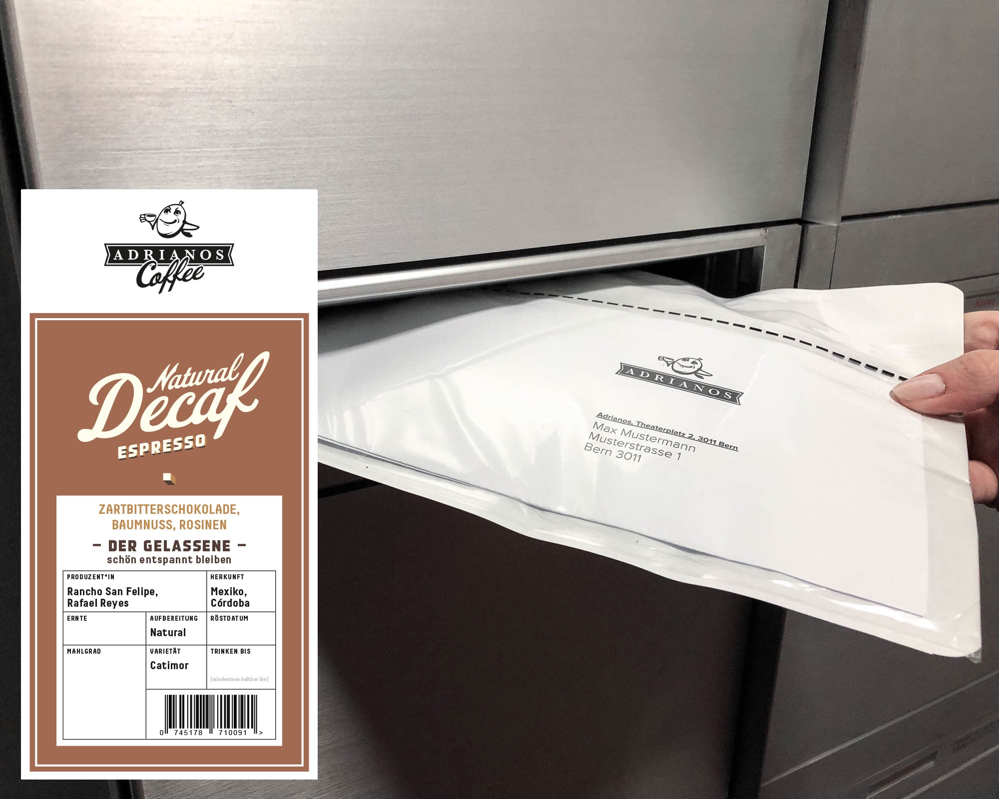 Natural Decaf Bohnen