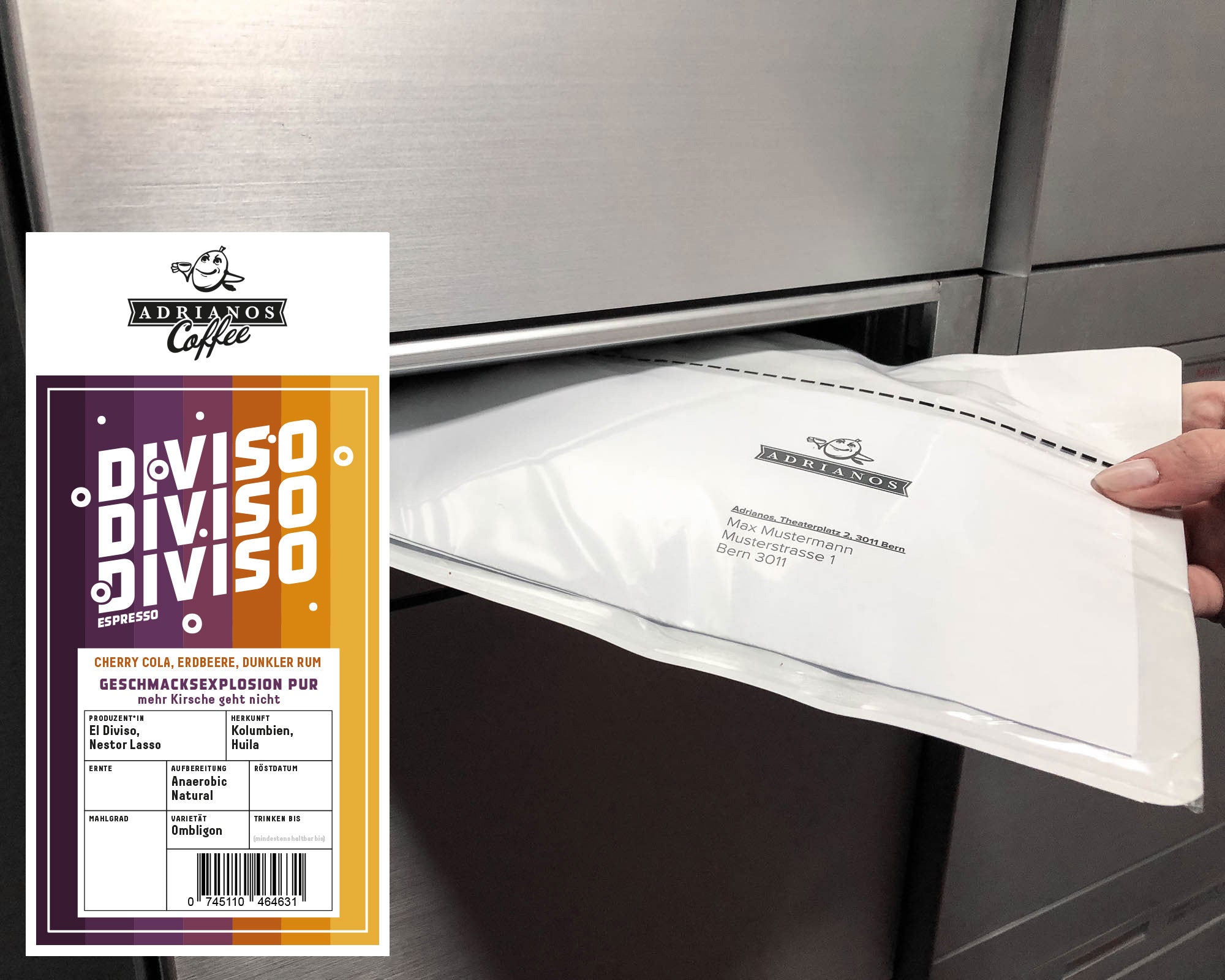 Diviso Kaffee Bohnen