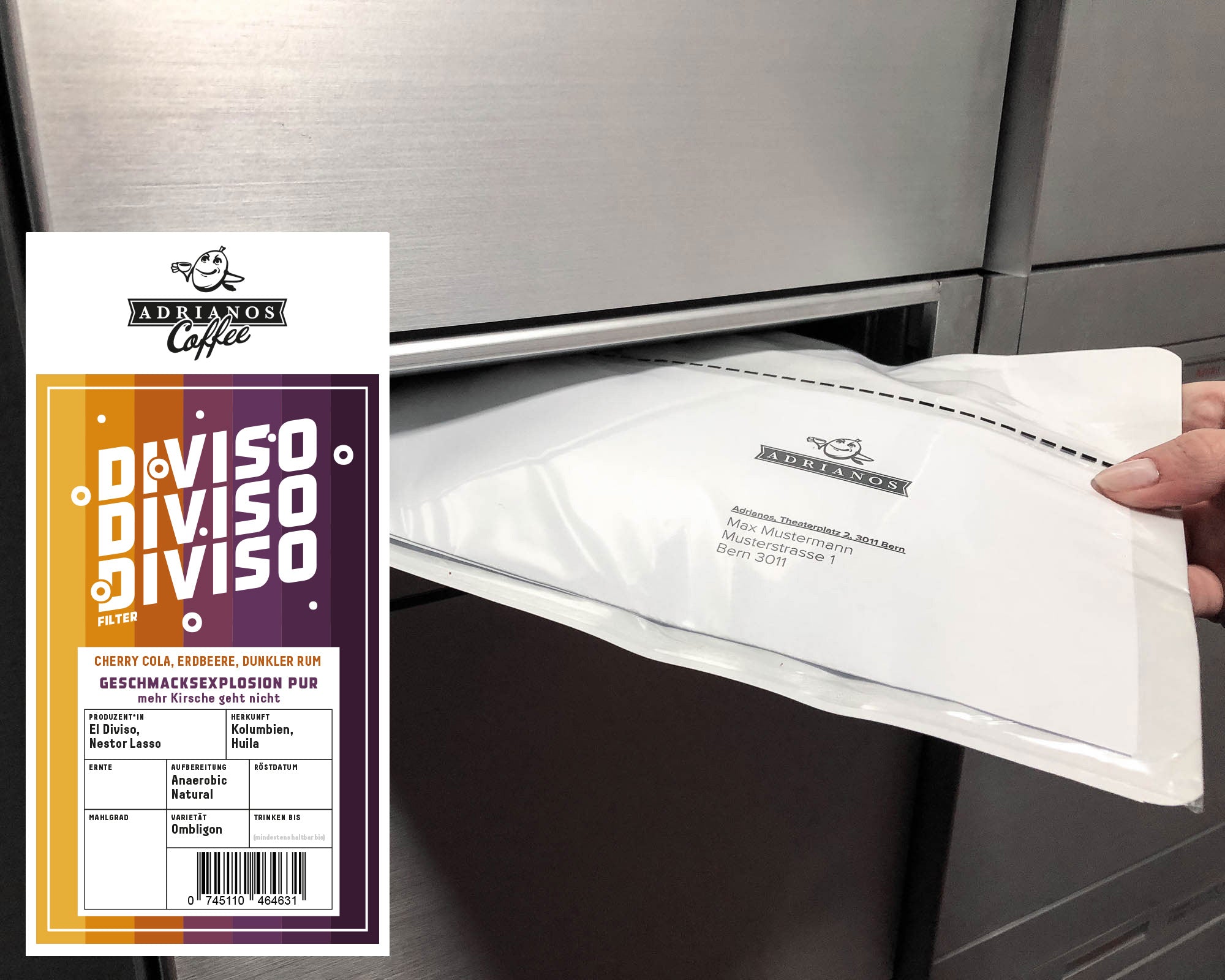 Diviso Kaffee Bohnen